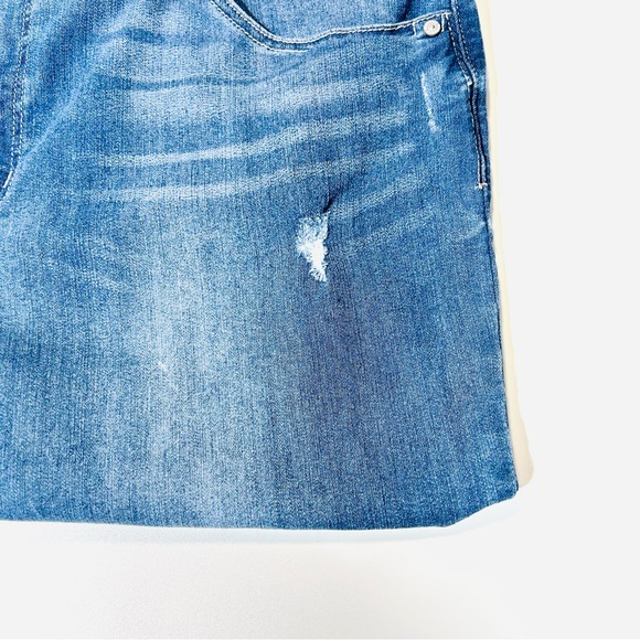 Democracy jeans Ab Solution skinny jeans distressed stretchy women Size 18 - Picture 9 of 14